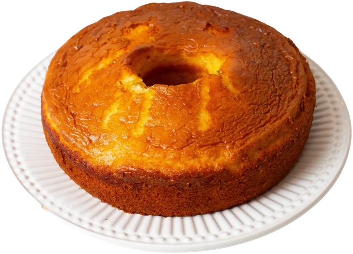 Bolo Proteico de Laranja, fotografia original do catálogo Stelle Patisserie