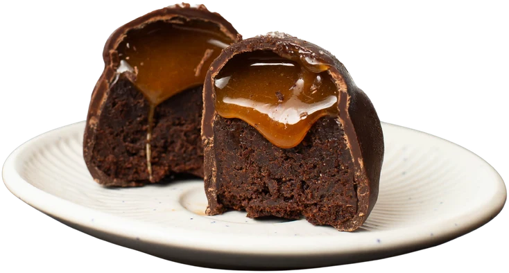 Bombom Brownie, fotografia original do catálogo Stelle Patisserie