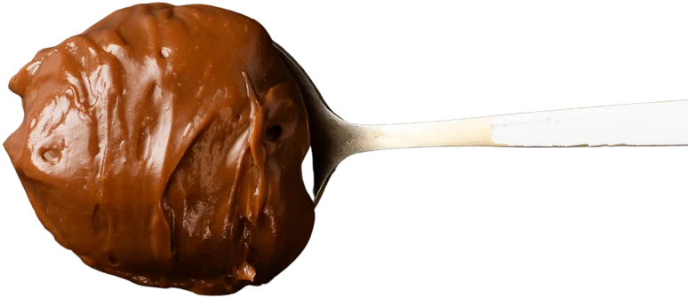 Brigadeiro de Colher, fotografia original do catálogo Stelle Patisserie